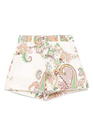 white cotton shorts ETRO KIDS | GW6B49P0523105MC